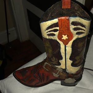 Western boot medal night light